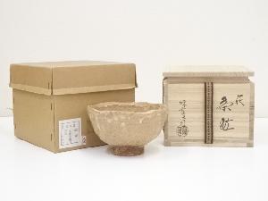 萩焼　味舌隆司造　茶碗（共箱）